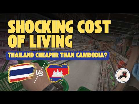 Thailand Grocery Prices vs Cambodia 🇹🇭🇰🇭 | Foodland Shopping Tour