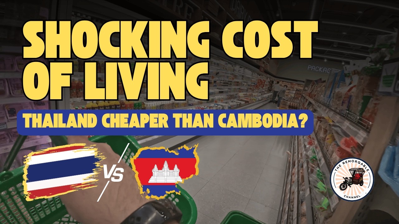 Thailand Grocery Prices vs Cambodia 🇹🇭🇰🇭 | Foodland Shopping Tour