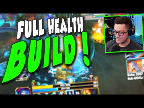 I TRIED A FULL HEALTH BUILD ON THE NEW GOD