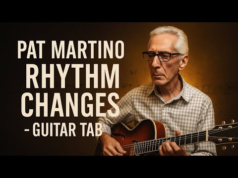 Guitar Tab for Pat Martino improvising over Rhythm Changes