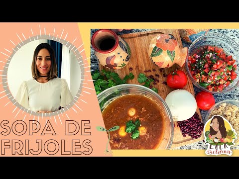 Sopa de frijoles (bean soup) - Nicaraguan edition - LolaDietitian