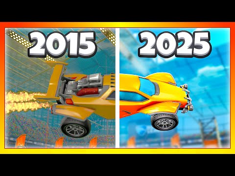 Rocket League in 2015 vs 2025