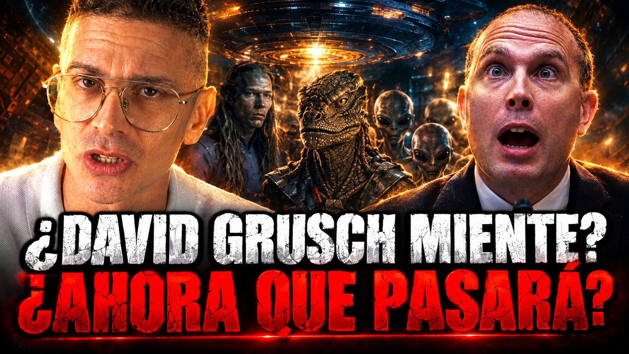 DAVID GRUSCH CONFIRMA UNA GUERRA EXTRATERRESTRE AQUÍ Y AHORA ¿Y AHORA QUÉ?