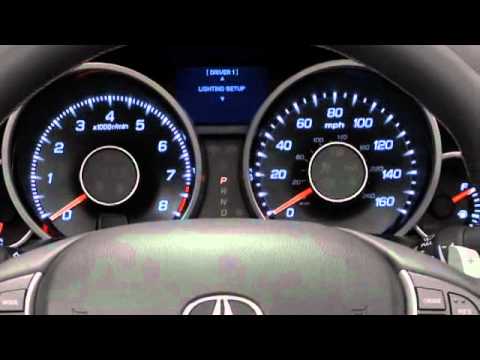 2012 - 2009 Acura TL Personal Settings Tutorial