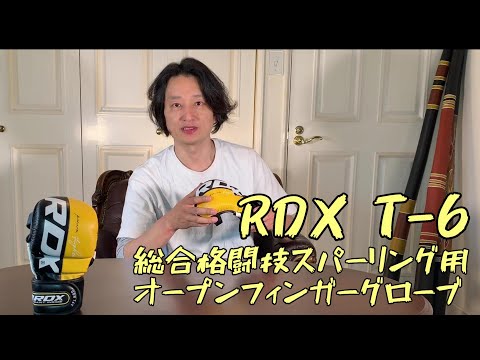 RDXのMMAグローブ T-6 スパーリング用オープンフィンガー