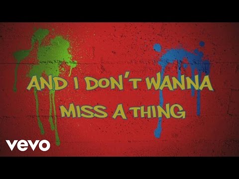 Sin Ti (I Don't Want To Miss A Thing) (Lyrics Video)