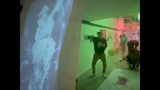 Tendrils, White Walls exhibition 1, interactive AV ~ project @ epok.te
