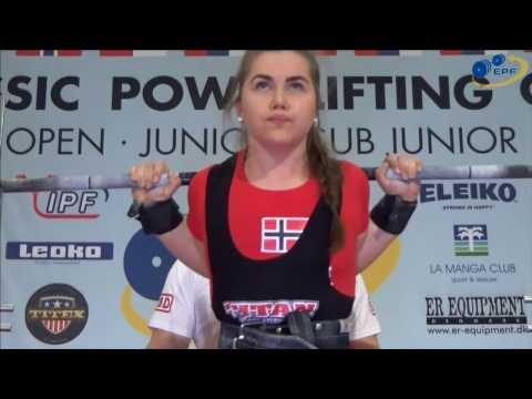 Junior Women, 72 to 84+ kg - European Classic Powerlifting Championships 2017
