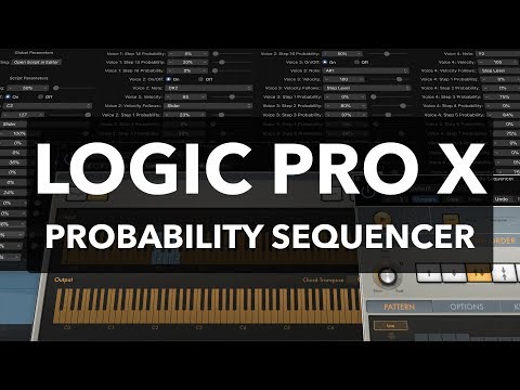 Logic Pro X - Drum Probability Sequencer (SCRIPTER)