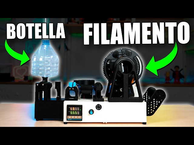 Vídeo relacionado con FJYAWEN Extrusoras para Impresora 3D, Máquina para Fabricar Filamentos De Pet Reciclado 3D con Pantalla Digital, Temperatura Y Velocidad Ajustables, Máquina para Fabricar Filamentos De Escritorio Red