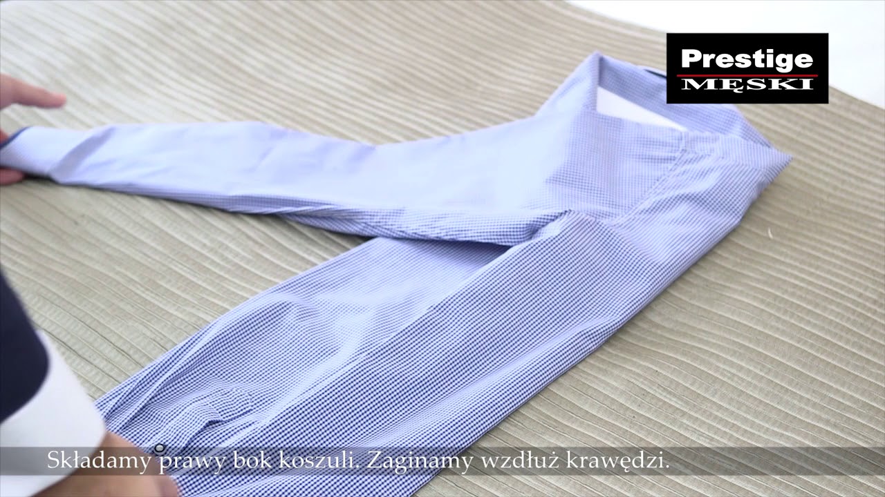 Jak złożyć koszulę aby się nie gniotła - porady dla Panów