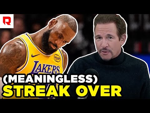 LeBron's Meaningless Scoring Streak Ends! | The Jim Rome Show