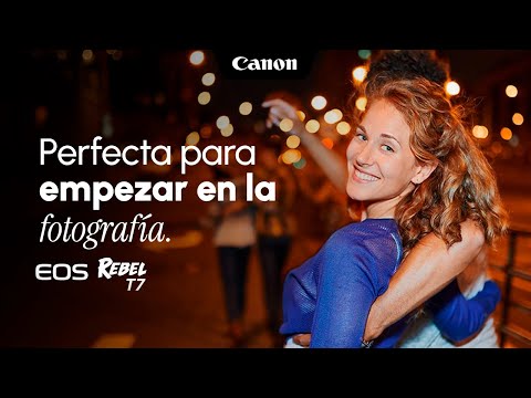 thumbnail video image 2 of Cámara Reflex Canon EOS Rebel T7 18-55 mm, 2 of 5