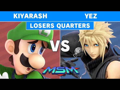 MSM Online 38 - Kiyarash (Luigi) Vs. Yez (Cloud) Losers Quarters - Smash Ultimate