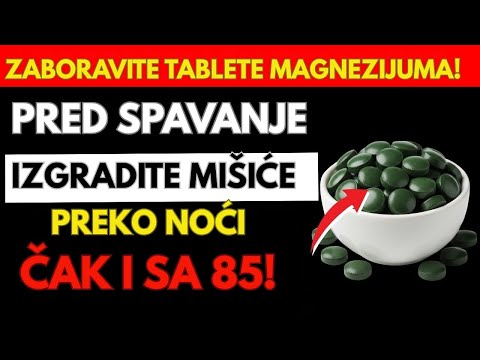 Zaboravite Magnezijum! Ova 2 Vitamina Grade Mišiće Dok Spite Nakon 60!