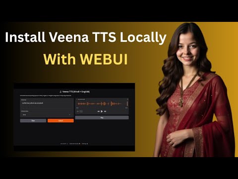 "Install Veena TTS Locally with WebUI | Realistic Indian Voice AI on Your PC"