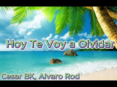 Letra : HOY TE VOY A OLVIDAR - Cesar BK, Alvaro Rod