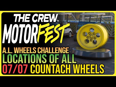 All 7 Countach Wheel Collectibles The Crew Motorfest - A.L. Wheels Challenge