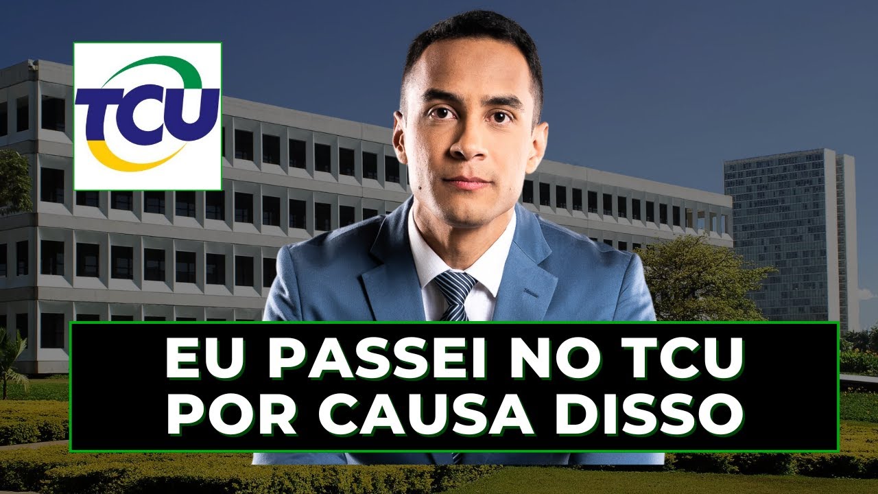 A estratégia que fez conseguir a terceira nota mais alta no concurso do TCU!