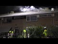 Brand in Hellevoetsluis na gerommel met meterkast (Beelden: Video Duivestein)