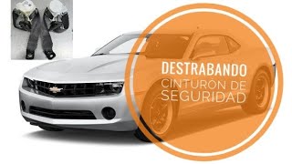 2013 Chevrolet Camaro destrabando cinturón de seguridad (unlock seat belt) 🗝️ 🔓