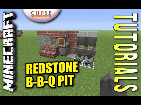 EPIC Minecraft BBQ Grill Redstone Tutorial!