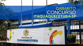 Concurso Itaquaquecetuba – Professores 2026: Gabaritos, Recursos e Nota de Corte