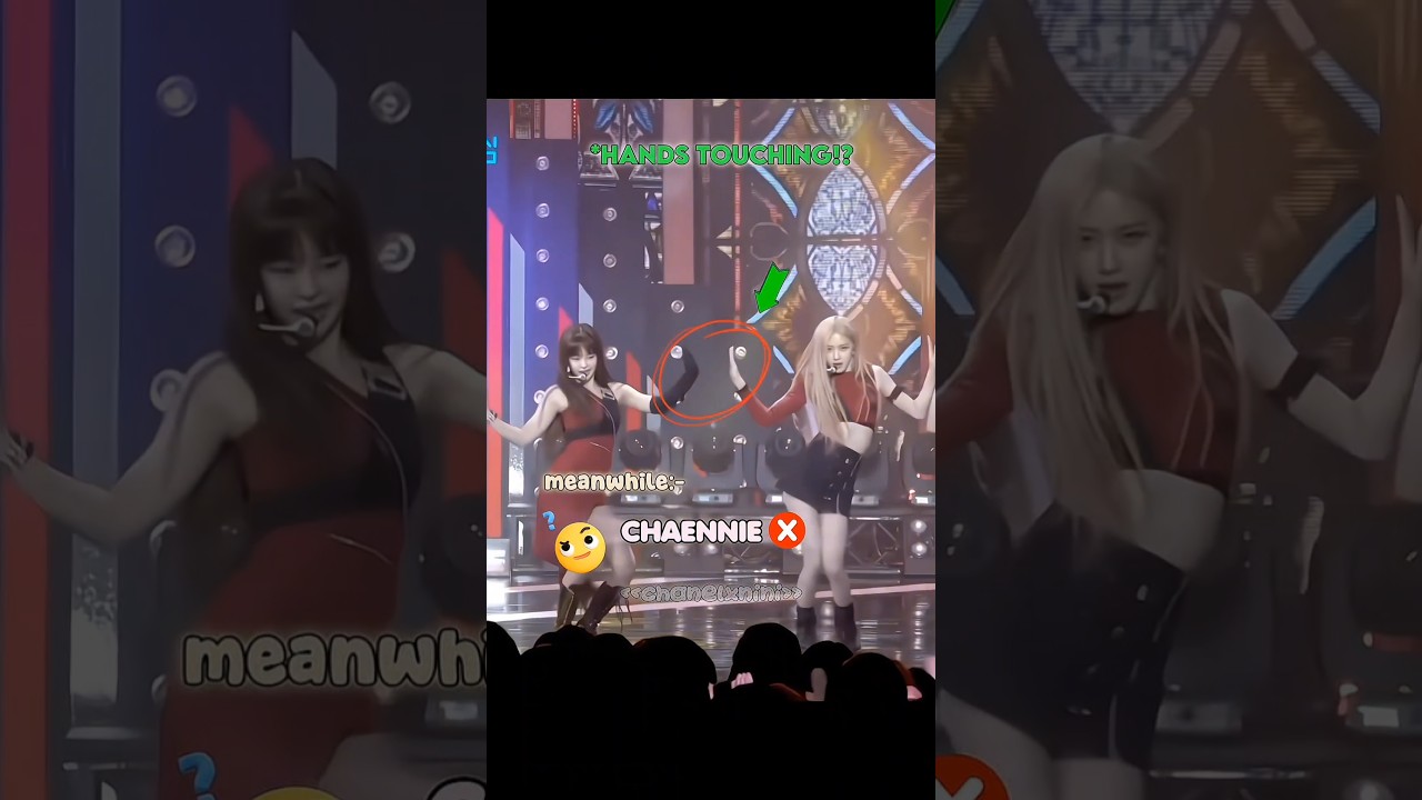 #blackpink #blink #edit everyone's hands are touching but... not Chaennie's 😅😅