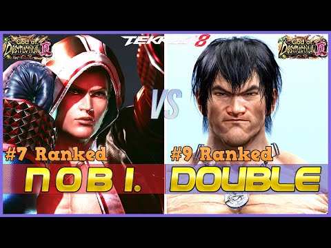 T8 ▰ NOBI (#7 Ranked Steve) Vs DOUBLE (#9 Ranked Law) ▰ Tekken 8 High Level Gameplay