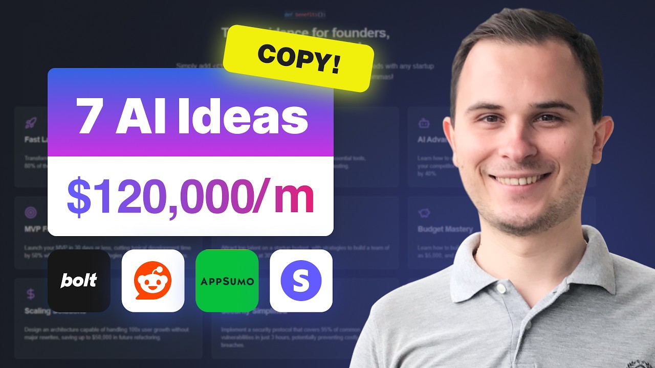 7 - $1M AI SaaS Ideas for Solo Founders with $0 to launch in 2025