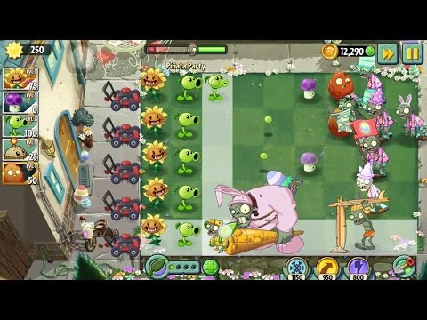 Plants vs. Zombies 2 pinata party 4/9/2017 || pinata party April 9, 2017