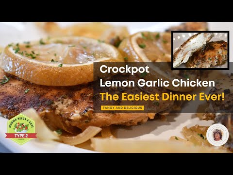 Crockpot Lemon Garlic Chicken: The Easiest Dinner Ever!