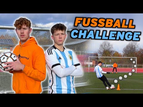 KOMPLETTE ZERSTÖRUNG!!! Fussball-Challenge vs @jannik.freestyle | Lukas 712