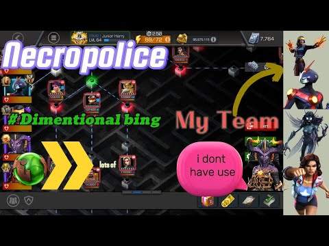 Necropolis #Dimensional Being Carina’s Challenge Tough Line | MCOC Epic Run