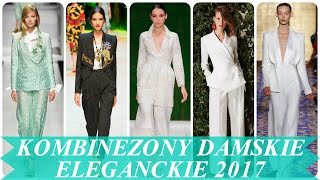 Trendy wiosna lato 2017 - kombinezony damskie eleganckie