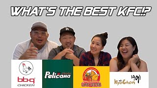 Best Korean Fried Chicken! BBQ Chicken vs. Pelicana vs. Kyochon vs. Love Letter! Who wins?!?