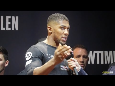 ANTHONY JOSHUA TELLS EDDIE HEARN TO GET HIM DEONTAY WILDER NEXT WITH TWO-WAY REMATCH!!