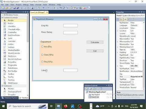 VB.NET Programming Practical Paper Discussion(NVQ)