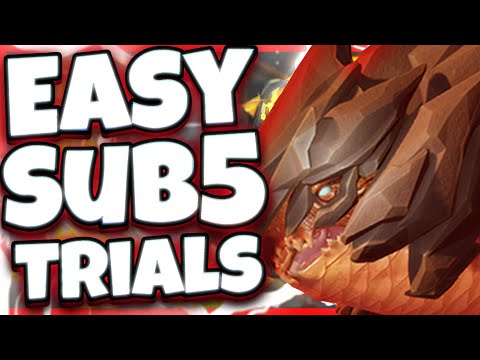 Dauntless Skarn trials - EASIEST sub 5 build and guide