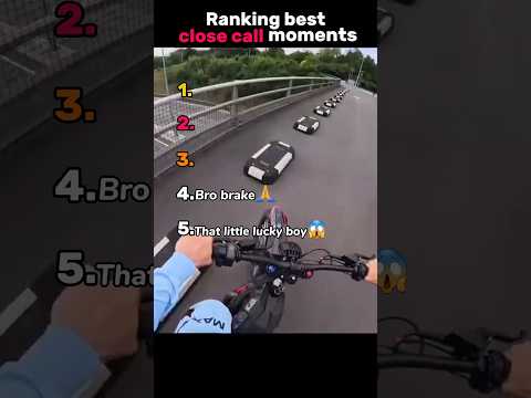 Ranking best close call moments😱#shorts #viralshorts #ranking #closecall #scary