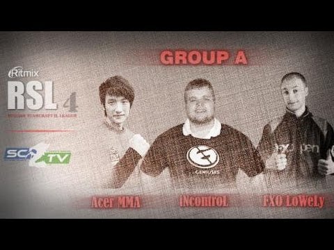 EGiNcontroLRC vs FXOLoWeLy: Ritmix RSL 4 Group A - [Starcraft II]
