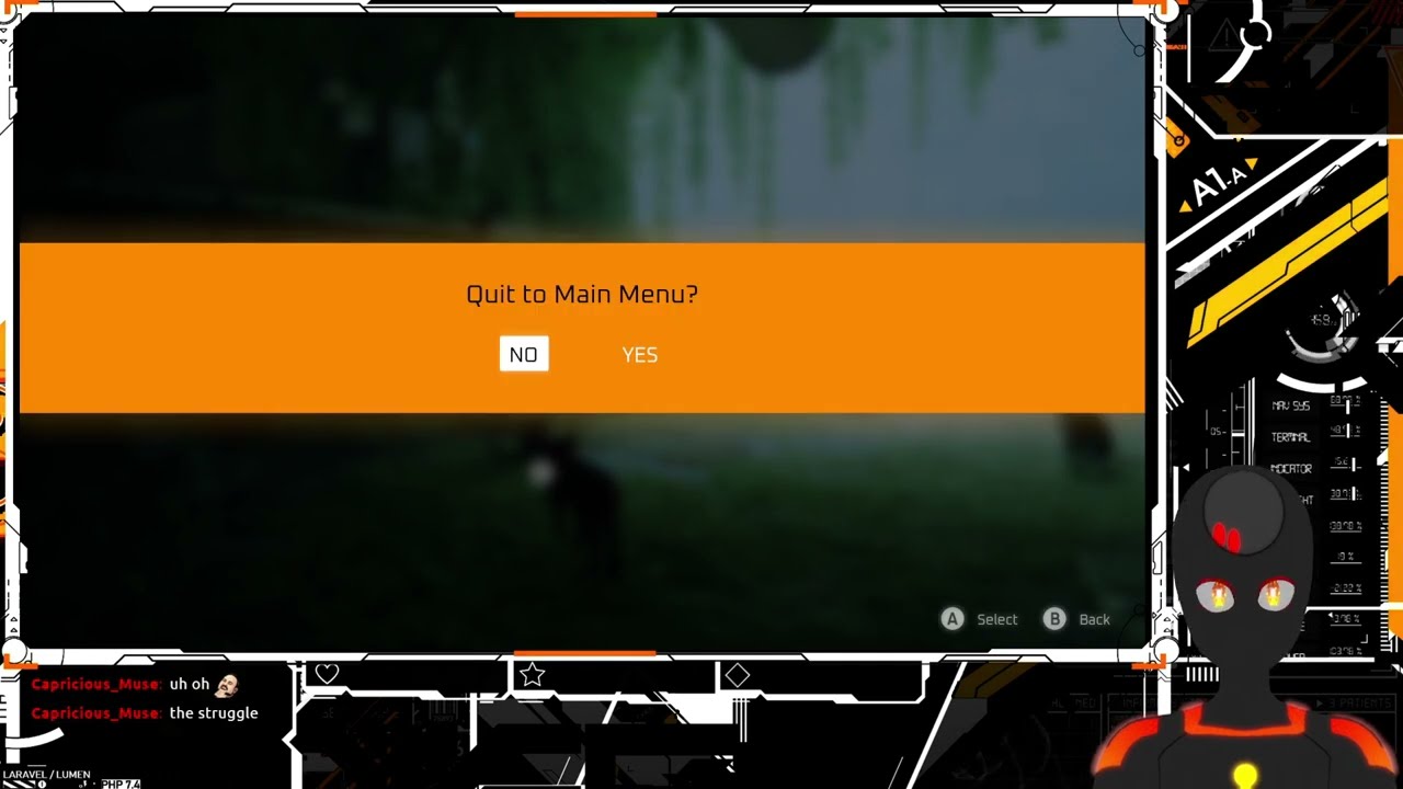 Breaking the Stray Pause Menu