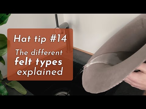 What's the difference between beaver, rabbit & hare fur felt? AND WHY ISN'T WOOL SUITED FOR HATS?!