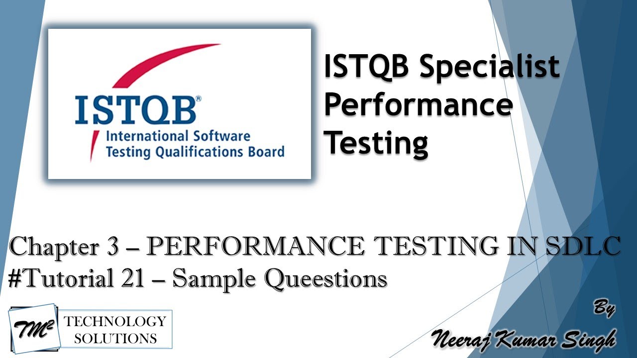 ISTQB Performance Tester | Sample Questions on Chapter 3 | Performance Tester| ISTQB Sample Question