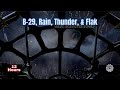 ✈ B-29, Rain, Thunder, and Flak ⨀ 12 Hours - Dark Screen in 1 Hour ⨀