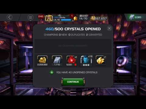 500 Arena Crystal Opening