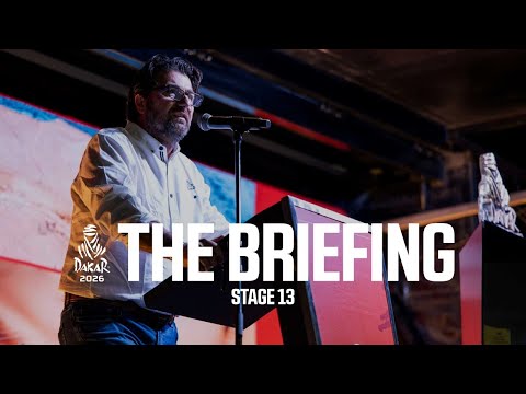 Dakar 2026 - Stage 13 - David Castera's briefing