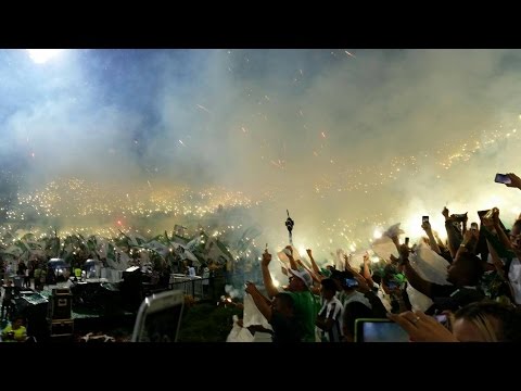 "Atletico Nacional 1 vs Independiente Del Valle 0/ Final Copa Libertadores/ 27-07-2016 #SueñoCumplid" Barra: Los del Sur • Club: Atlético Nacional