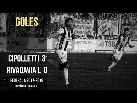 Federal A 2017-2018: Cipolletti 3 - 0 Rivadavia de Lincoln