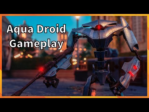 Aqua Droid Gameplay Star Wars Battlefront 2